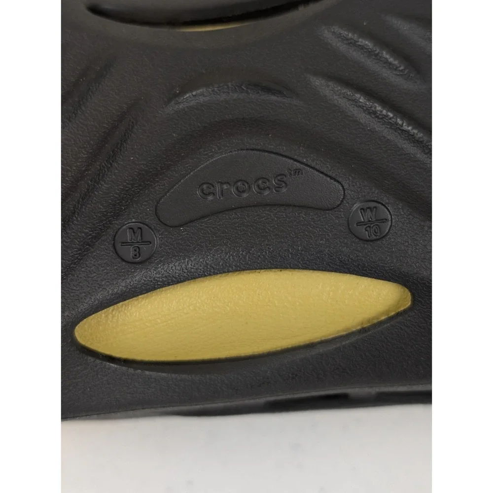 Crocs Echo Wave Clogs Black Sand Comfort Shoe Unisex Adults Men's 8 / Women's 10